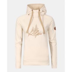 Damska bawełniana bluza z kapturem Kilpi NEA-W. Brązowe bluzy sportowe damskie Kilpi, bez wzorów, z bawełny, z kapturem, trekkingowe. Za 318.77 zł.