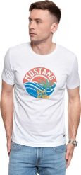 Mustang MUSTANG TSHIRT Alex C Print 1009534 2045 XL. T-shirty męskie Mustang, m, bez wzorów, bez kołnierzyka. Za 94.99 zł.
