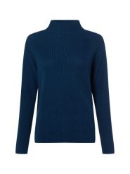 Marie Lund Sweter Kobiety Bawełna niebieski, M. Niebieskie swetry damskie Marie Lund, m, bez wzorów, z bawełny, klasyczne, bez kołnierzyka, bez ramiączek, bez kaptura. Za 299.95 zł.