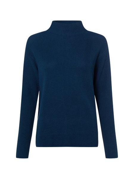 Marie Lund Sweter Kobiety Bawełna niebieski, M. Niebieskie swetry damskie Marie Lund, m, bez wzorów, z bawełny, klasyczne, bez kołnierzyka, bez ramiączek, bez kaptura. Za 299.95 zł.
