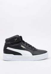 Buty na co dzień damskie PUMA CARINA 2.0 MID wysokie skóra. Obuwie sportowe damskie Puma, bez wzorów, z gumy, trekkingowe. Za 328.00 zł.