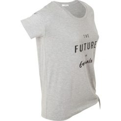 T-shirt z nadrukiem, krótki rękaw bonprix jasnoszary mleanż. T-shirty damskie marki DOMYOS. Za 37.99 zł.