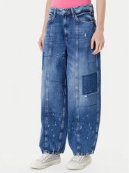 Guess Jeansy W5YG69 D5R01 Niebieski Tapered Fit. Niebieskie jeansy damskie Guess. Za 509.99 zł.