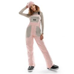 Spodnie snowboardowe z szelkami damskie B1-W Arosa. Czerwone spodnie sportowe damskie SIROKO, m, bez wzorów, narciarskie. W wyprzedaży za 380.00 zł.