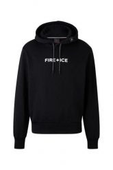 Bluza męska BOGNER FIRE+ICE Covell. Czarne bluzy męskie m, bez wzorów, z bawełny, bez kaptura. Za 499.99 zł.