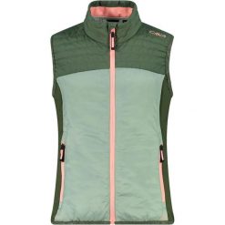 Dziewczęca kurtka puchowa bez rękawów CMP. Niebieskie buty zimowe dziewczęce CMP, bez wzorów, z puchu, bez zapięcia. Za 282.00 zł.