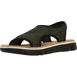Sandały CAMPER ORUGA Zielony. Zielone sandały damskie Camper, bez wzorów, z tkaniny, bez obcasa, bez zapięcia. Za 257.99 zł.