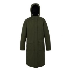 Wodoodporna Kurtka Damska Yarli Longline. Białe kurtki sportowe damskie Regatta, bez wzorów, bez kaptura, trekkingowe. Za 146.99 zł.