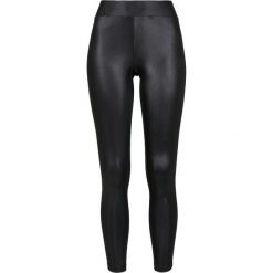 Legginsy damskie Urban Classics imitation leather. Czarne legginsy damskie Urban Classics, bez wzorów. Za 149.50 zł.