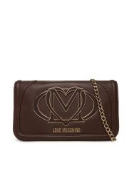 LOVE MOSCHINO Torebka JC4010PP1NLG0301 Brązowy. Brązowe torebki do ręki damskie Love Moschino, bez wzorów, ze skóry, wizytowe, bez dodatków. Za 659.99 zł.