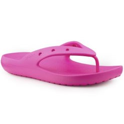 Japonki damskie Crocs CLASSIC FLIP V2. Czerwone skarpety damskie Crocs, bez wzorów. Za 129.00 zł.