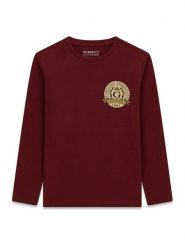 Guess Bluzka L6YI08 K3717 Bordowy Regular Fit. Czerwone t-shirty dla chłopców Guess, z aplikacjami, z bawełny, bez ramiączek. Za 94.99 zł.