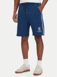 Tommy Hilfiger Szorty sportowe Crest Embroidery MW0MW42878 Niebieski Relaxed Fit. Niebieskie krótkie spodenki sportowe męskie Tommy Hilfiger, l, bez wzorów, z bawełny. Za 489.99 zł.