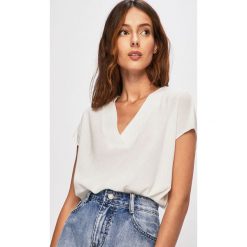 Jacqueline de Yong - Bluzka. Szare bluzki damskie Jacqueline de Yong, m, bez wzorów, z materiału, bez kołnierzyka, bez ramiączek. Za 59.90 zł.