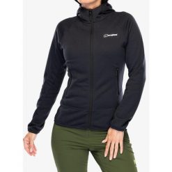 Bluza polarowa damska Berghaus Heuberg Hoody. Czarne bluzy sportowe damskie Berghaus, xs, bez wzorów, z polaru, bez kaptura, trekkingowe. Za 366.99 zł.