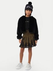 Karl Lagerfeld Kids Sukienka codzienna Z30189 S Czarny Regular Fit. Czarne sukienki dla dziewczynek Karl Lagerfeld Kids, bez wzorów, z wiskozy, bez ramiączek. Za 309.99 zł.