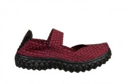 Półbuty Rock Over Portwine 032039, Czerwony, Materiał - 37. Czerwone obuwie sportowe damskie Rock Spring, bez wzorów, z materiału. W wyprzedaży za 164.99 zł.