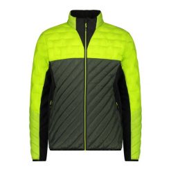 Kurtka puchowa CMP Unlimitech. Żółte kurtki sportowe męskie CMP, bez wzorów, z puchu, trekkingowe. Za 594.50 zł.