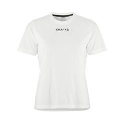 Koszulka damska Craft Squad Go Function. Białe koszulki sportowe damskie Craft, l, bez wzorów, bez kołnierzyka, bez ramiączek, do piłki nożnej. Za 143.50 zł.