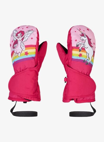 Rękawiczki dziecięce Ziener Lemmi Minis. Czerwone rękawiczki dziecięce Ziener, bez wzorów, z materiału. Za 76.99 zł.