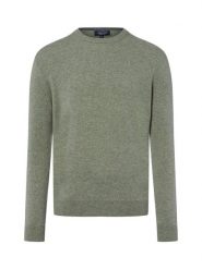 Andrew James sweter Mężczyźni Kaszmir zielony, S. Zielone swetry przez głowę męskie Andrew James, m, bez wzorów, z kaszmiru, bez kołnierzyka. Za 429.95 zł.