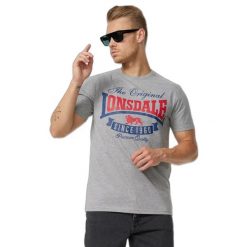 Koszulka Lonsdale Gearach. Czarne koszulki sportowe męskie Lonsdale, s, bez wzorów, z bawełny, bez kołnierzyka, bez ramiączek, na fitness i siłownię. Za 183.00 zł.