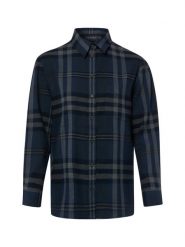 Franco Callegari bluzka flanelowa Kobiety Bawełna (100%) niebieski, 46. Niebieskie bluzki damskie Franco Callegari, bez wzorów, z bawełny, bez kołnierzyka, bez ramiączek. Za 229.95 zł.