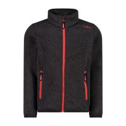 Dziewczęca kurtka turystyczna CMP. Czarne buty zimowe dziewczęce CMP, bez wzorów, z polaru, bez zapięcia. Za 249.50 zł.