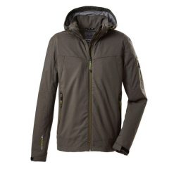 Kurtka męska Killtec - Vojak MN SOFTSHELL JCKT B. Brązowe kurtki sportowe męskie KILLTEC, m, bez wzorów, z softshellu, trekkingowe. W wyprzedaży za 225.00 zł.