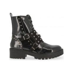 Laura Biagiotti Buty wysokie za kostke 5045PATENT. Kozaki damskie Laura Biagiotti, z materiału, za kostkę, bez obcasa. Za 300.00 zł.