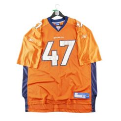 Second life - Koszulka męska NFL Denver Broncos Reebok - Stan bardzo dobry. Brązowe koszulki sportowe męskie Reebok, m, bez wzorów, z materiału, bez kołnierzyka, bez ramiączek, do piłki nożnej. Za 149.06 zł.