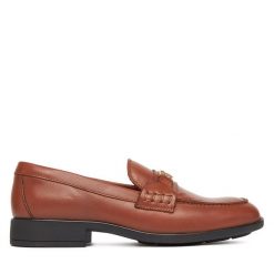 Loafersy Tommy Hilfiger. Brązowe mokasyny damskie Tommy Hilfiger. Za 389.99 zł.