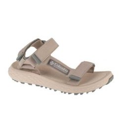 Sandały Damskie Konos Globetrot. Szare obuwie sportowe damskie Columbia, bez wzorów, bez obcasa, bez zapięcia. Za 317.99 zł.