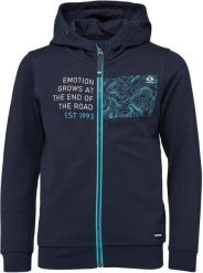 Bluza dziecięca Loap Dorm granatowa. Niebieskie bluzy dla chłopców 55PROTEC, bez wzorów, z bawełny, bez ramiączek, z kapturem. Za 194.99 zł.