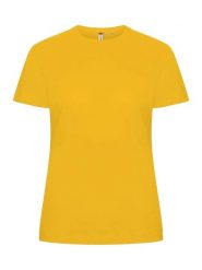 Clique Basic-T Women Dopasowany T-shirt bawełniany. Żółte t-shirty damskie CLIQUE, m, bez wzorów, z bawełny, bez kołnierzyka. Za 99.74 zł.