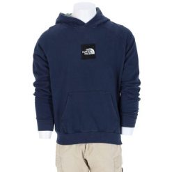 Second life - Bluza z kapturem męska TNF - Stan bardzo dobry. Niebieskie bluzy sportowe męskie The North Face, m, bez wzorów, z kapturem, trekkingowe. Za 127.76 zł.