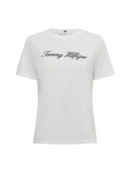 Tommy Hilfiger Koszulka Kobiety Bawełna biały, S. Białe t-shirty damskie Tommy Hilfiger, s, bez wzorów, z bawełny, bez kołnierzyka. Za 189.95 zł.