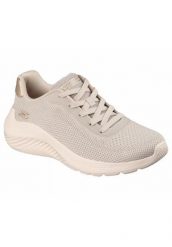 Buty SKECHERS BOBS SQUAD WAVES CURRENT Beżowy. Brązowe trekkingi damskie Skechers, trekkingowe. Za 199.00 zł.