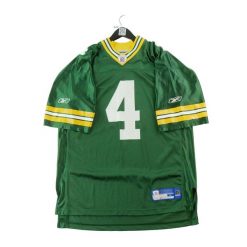 Second life - Reebok męska koszulka NFL Green Bay Packers 4 - Jak nowy. Zielone koszulki sportowe męskie Reebok, l, bez wzorów, z materiału, bez kołnierzyka, bez ramiączek, do piłki nożnej. Za 170.36 zł.