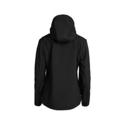 Kurtka damska typu softshell CASTER W z membraną AWPS, termiczna i wiatroszczeln. Czarne kurtki damskie IZAS, bez wzorów, z softshellu, trekkingowe. Za 326.04 zł.