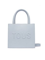 TOUS Torebka Cube 2002373933 Niebieski jasny. Niebieskie torebki do ręki damskie tous, bez wzorów, ze skóry, bez dodatków. Za 499.99 zł.