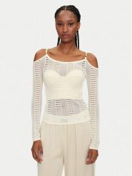 Marciano Guess Sweter 5GGR10 5869Z Écru Regular Fit. Swetry damskie Marciano Guess, xl, z aplikacjami, z syntetyku, bez kołnierzyka, bez ramiączek, bez kaptura. Za 669.99 zł.