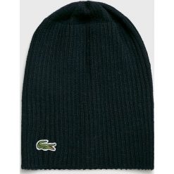 Lacoste - Czapka. Czarne czapki i kapelusze męskie Lacoste. W wyprzedaży za 159.90 zł.