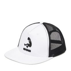 Czapka z daszkiem SHAQ. Białe czapki i kapelusze damskie Shaq, bez wzorów. Za 79.99 zł.