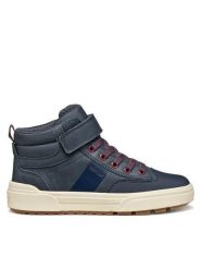 Geox Sneakersy J Weemble J56HAA 0MEFU C4002 S Granatowy. Niebieskie buty sportowe chłopięce Geox, bez wzorów, ze skóry, bez zapięcia. Za 179.99 zł.