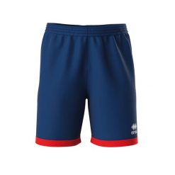 Szorty Errea Barney. Czerwone szorty sportowe damskie ERREA, m, z aplikacjami, z materiału, klasyczne, z standardowym stanem, do biegania. Za 139.50 zł.
