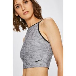 Nike - Top. Szare topy damskie Nike, z dzianiny, bez rękawów. W wyprzedaży za 99.90 zł.