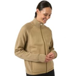 Damski polar rozpinany na całej długości PS of Sweden Florence. Brązowe bluzy sportowe damskie PS OF SWEDEN, bez wzorów, z polaru, bez kaptura, do jazdy konnej. Za 770.00 zł.