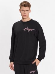 Hugo Bluza Varsity 50490313 Czarny Relaxed Fit. Czarne bluzy męskie Hugo, m, bez wzorów, z bawełny, bez kaptura. Za 379.99 zł.