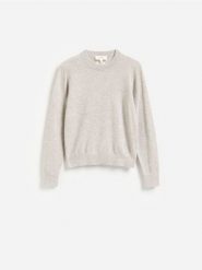 Kaszmirowy sweter - jasnoszary. Szare swetry damskie Reserved, l, bez wzorów, z kaszmiru, bez kołnierzyka, bez ramiączek, bez kaptura. Za 499.99 zł.